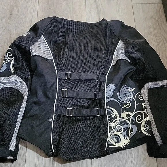 Joe Rocket Womens Large Black and Gray Motorcycle Jacket - Picture 3 of 3